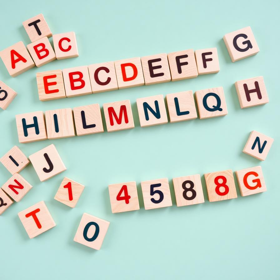 Lettres & chiffres en bois