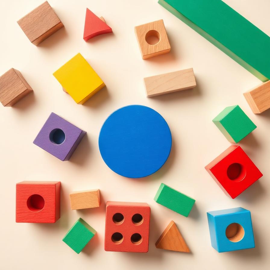 Blocs de construction en bois